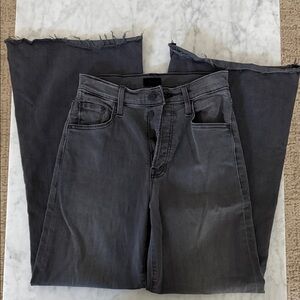 Mother Women's Dark Grey Flare jeans